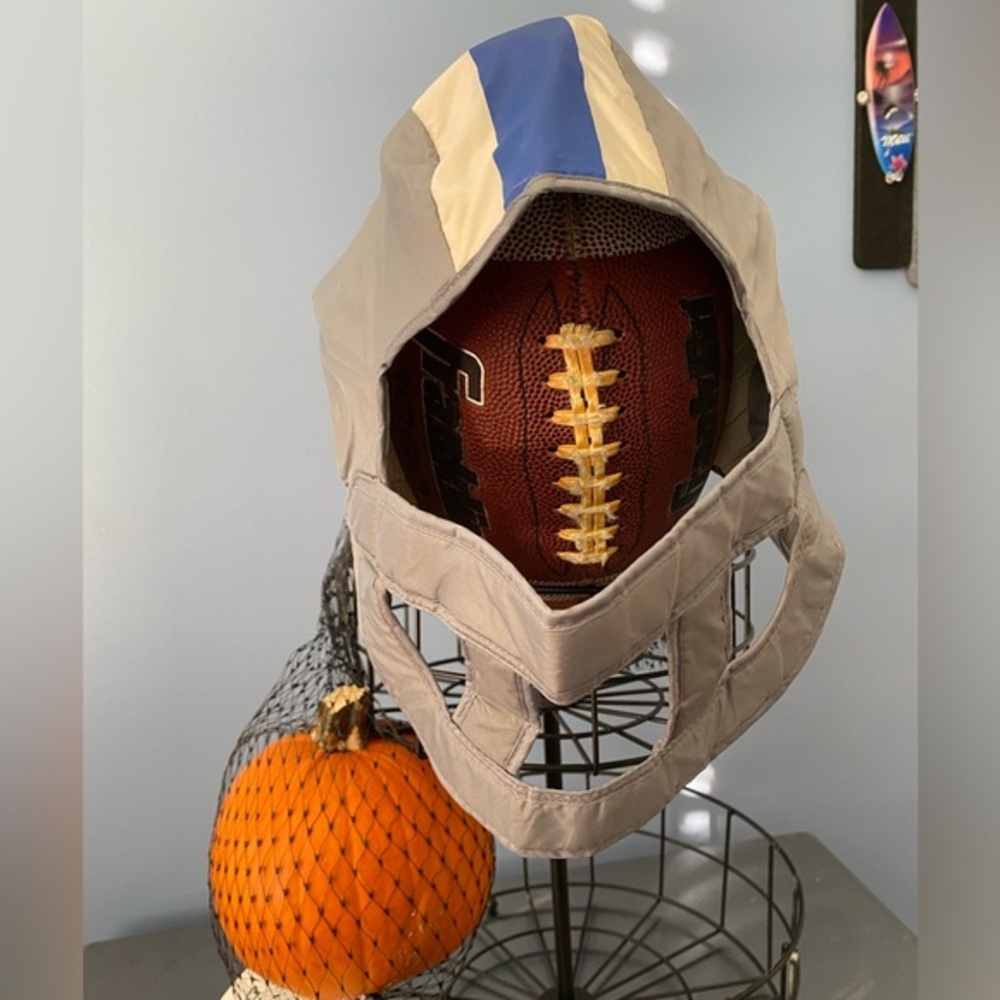 FOOTBALL HELMET COSTUME | Plush Costume Hat  | Unisex | One Size Adult or Kids